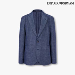 [엠포리오 아르마니]남성 린넨 블렌드 싱글 자켓(A515102009)