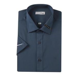 (듀퐁)25년 SS 신상 -SE5MM21HS307SDY(다크그레이)- 슬림핏 구김적은 스트레치 솔리드 반팔셔츠