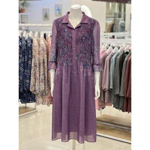 벨리시앙 세이브존01 페이즐리 쉬폰 주름 원피스(2color) OP5202