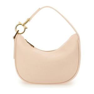 페라가모 크레센트 쉐이프 가죽 숄더 백 785988 220965006