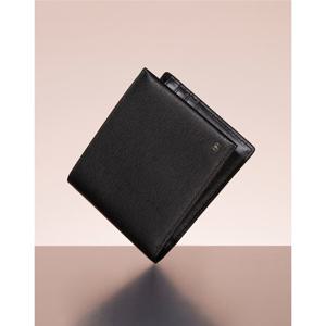 [닥스ACC][선물포장/쇼핑백동봉] 블랙 가죽 DD로고 모던 클래식 반지갑 DBWA5F833