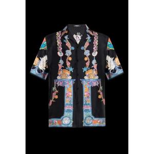 베르사체 코랄 시어터 프린트 반팔 셔츠 10039261A14567 5B020 TP942112355