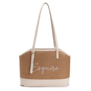 [에스콰이아]25 신상 뉴 경량 내추럴 썸머 데일리 라피아백 숄더 쇼퍼백 ECESHB701IV