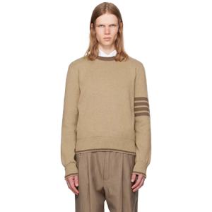 25 FW 톰브라운 남성 브라운 밀라노 스티치 스트라이프 스웨터 252381M201005