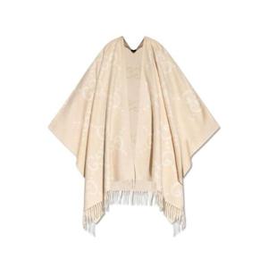 Gucci 모노그램 프린지 엣지 판초 7743084GABX 9877 TP942364783