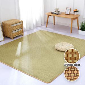 아트박스/예은 여름 쿨 매트 대자리 면 거실 카페트 러그 침대