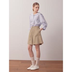 [뷰어] 여성 백밴딩 포켓 숏팬츠 ZNPTP302_BE