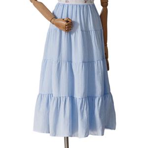 [포커스]줄 티어드 치마 (FM5D7SK0086)