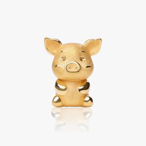 [한국표준금거래소] 24K 순금 99.9 큐티 돼지 피규어 라이트