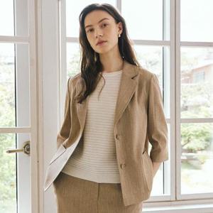 [요하넥스]린넨 블렌드 7부소매 J5B5J320