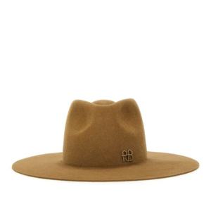 루슬란바진스키 로고 와이드 브림 페도라 햇 FDR037PF25 F 10P