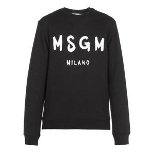 MSGM 로고 프린트 크루넥 스웨트셔츠 2000MM513200001 99 TP934533505