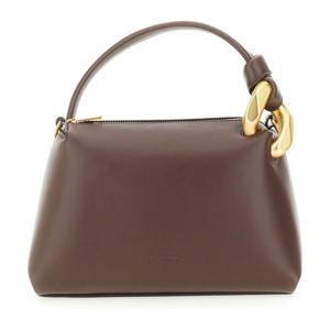 제이더블유앤더슨 브라운 가죽 탑 핸들 백 HB0758 LA0232631