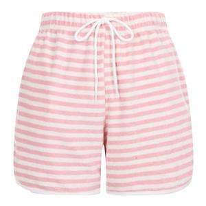 샵앤) 국산 여성 밴딩 단가라 빠삐용 비치룩 숏 팬츠 MER-WPT-20720-핑크