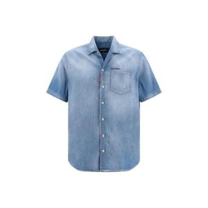 Dsquared2 페이디드 디스트레스드 데님 셔츠 S74DM0798S30341 470 TP934668838