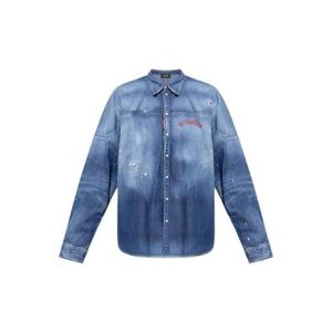 Dsquared2 디스트레스드 데님 셔츠 S71DM0773S30341 470 TP935008147