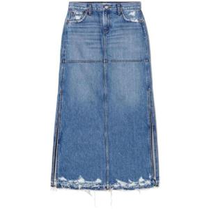 25 FW RE DONE 스플릿 미드라이즈 데님 스커트 14805WMRSPSK TP432186171