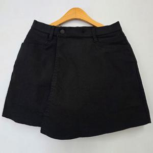 나야홍 / 빅사이즈 506 날씬핏블랙치마반바지 DLOU779