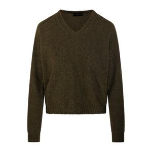 로베르토콜리나 브이넥 올리브 그린 스웨터 253F36602 F3624