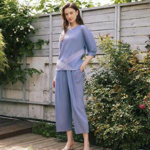 [요하넥스]플리츠 와이드 팬츠J5B5P300