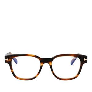 톰포드 토르토이즈쉘 렉탱귤러 풀 림 안경테 FT5977B 050