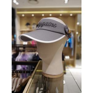 [파리게이츠]521E3CP001_GY-여성 엠보 로고 사이드 리본 썬바이저-(25년가을)