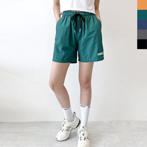 샵앤) 여성 바스락 나일론 허리밴딩 반바지 WDM-WPT-GAAN30W