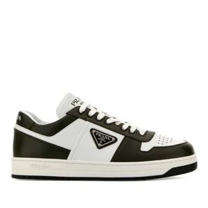 프라다 다운타운 투톤 가죽 스니커즈 2EE364FD003 3LOI F008L