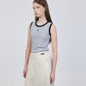 [쥬크]콘트라스트 슬리브리스 탑 (Z252MSM014)