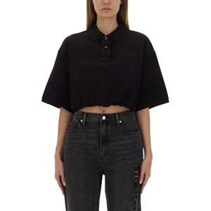 티바이알렉산더왕 블랙 반팔 루즈 핏 칼라 티셔츠 4CC3251030 9