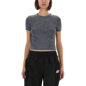 티바이알렉산더왕 크롭 텍스트 프린트 티셔츠 4CC3251097 531