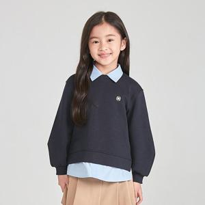 [닥스리틀]닥스리틀 셔츠 믹스 맨투맨 DTF12TM58M_NV