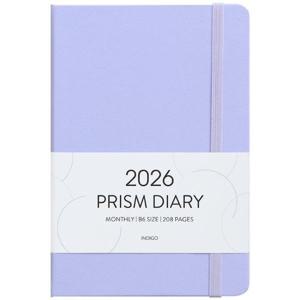 [인디고] 2026 프리즘 B6 먼슬리 다이어리 (날짜형, 32절, 월간) - 라일락