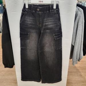 소이 HC22 와이드 카고 블랙진 25F1258