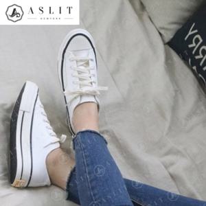 [애슬릿] 여성 베이직 심플 데일리 단화 스니커즈