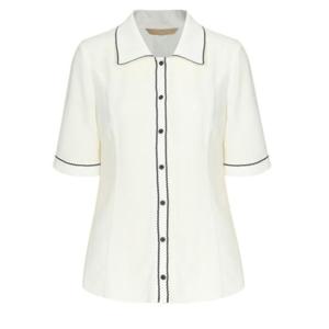 미니멈 세이브존07 라인 카라 블라우스 MXBGWB3140-IV