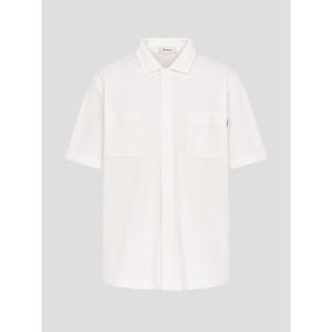 [빈폴멘] 와플 조직 오픈형 포켓 티셔츠  아이보리 (BC4742O010)