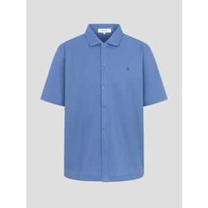 [빈폴멘] 와플 조직 오픈형 티셔츠  스카이 블루 (BC4742O02Q)