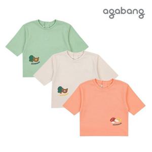 [아가방]리프7부티셔츠(BEIGE,GREEN,ORANGE)_01Q551001
