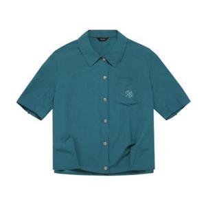 프렐린 HC27 그린 자수 포인트 블라우스 RBB252541