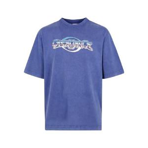 25 FW 카사블랑카 로고 프린트 오가닉 코튼 티셔츠 MPF25JTS04402 TP440740546