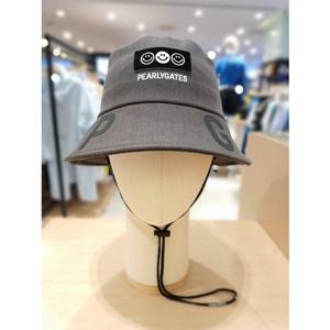 [파리게이츠] 25FW가을 여성 스마일 와펜 포인트 버킷햇 (521E3CP005GY)