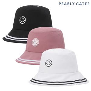 파리게이츠  여성 스마일 배색 라인 오픈 버킷햇 521E3CP006 BJ
