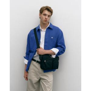 [질스튜어트] 에반 블랙 투포켓 나일론 크로스백 JUBA5E500