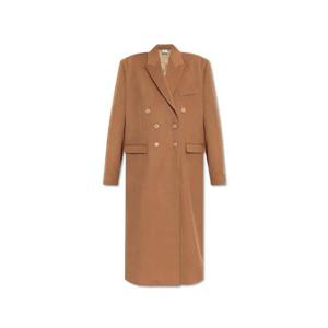 베트멍 더블브레스트 스트럭처드 롱 코트 UA65CO750S2 5016BEIGE TP946390200