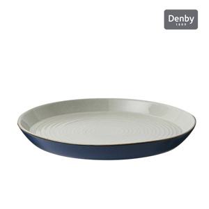 [덴비] 임프레션 네이비 스파이럴 디너 플레이트_sw