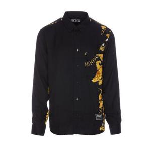 Versace 진스 꾸뛰르 페이즐리 프린트 버튼업 셔츠 75GAL205NS298 G89 TP946415687