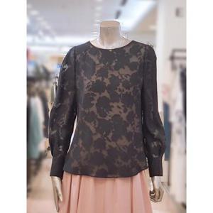 미니멈 세이브존03 미니멈 플라워 시스루 블라우스 AGMXCAWB7190A