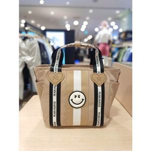 [파리게이츠] 25FW가을 여성 스트라이프 웨빙 디테일 토트백 (521E3BG005BG)