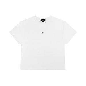 [아페쎄 APC] COHBW H26386 TAG WHITE/BLACK 남성 반팔티